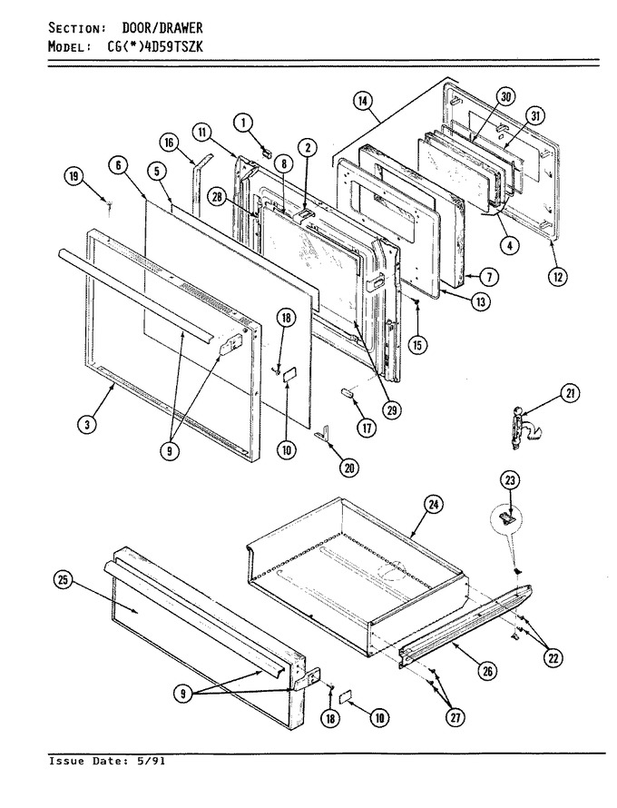 Diagram for CGW4D59TSZK