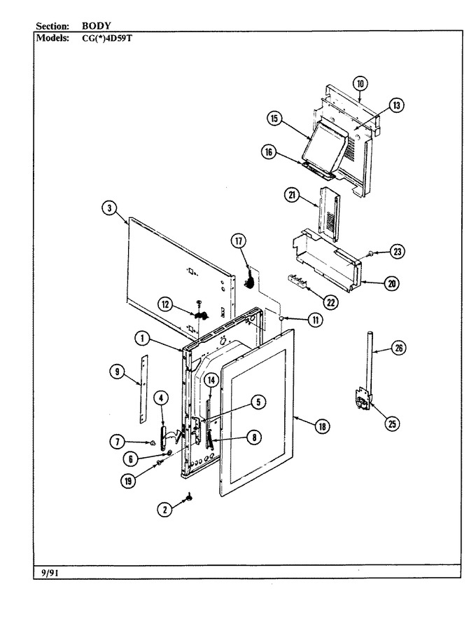 Diagram for CGW4D59TZK