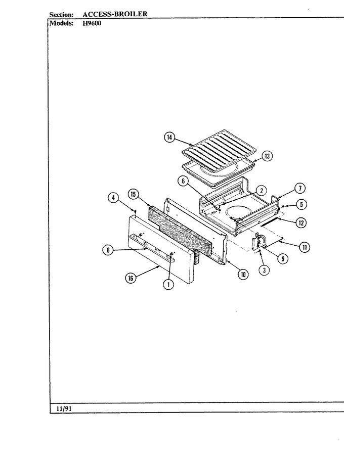 Diagram for CH9626A79R