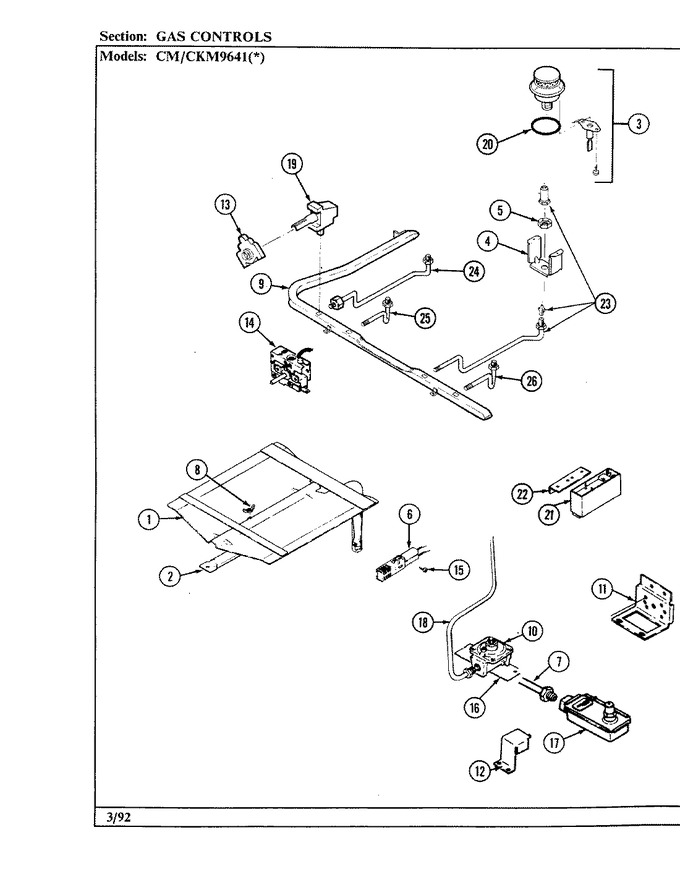 Diagram for CKM9641W580RW