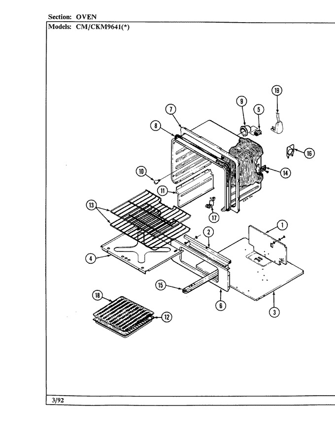 Diagram for CKM9641A580RW