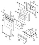 Diagram for 04 - Door/drawer (cde Series 12)