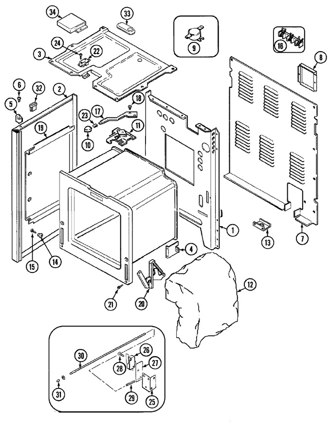 Diagram for CRE9400ACW