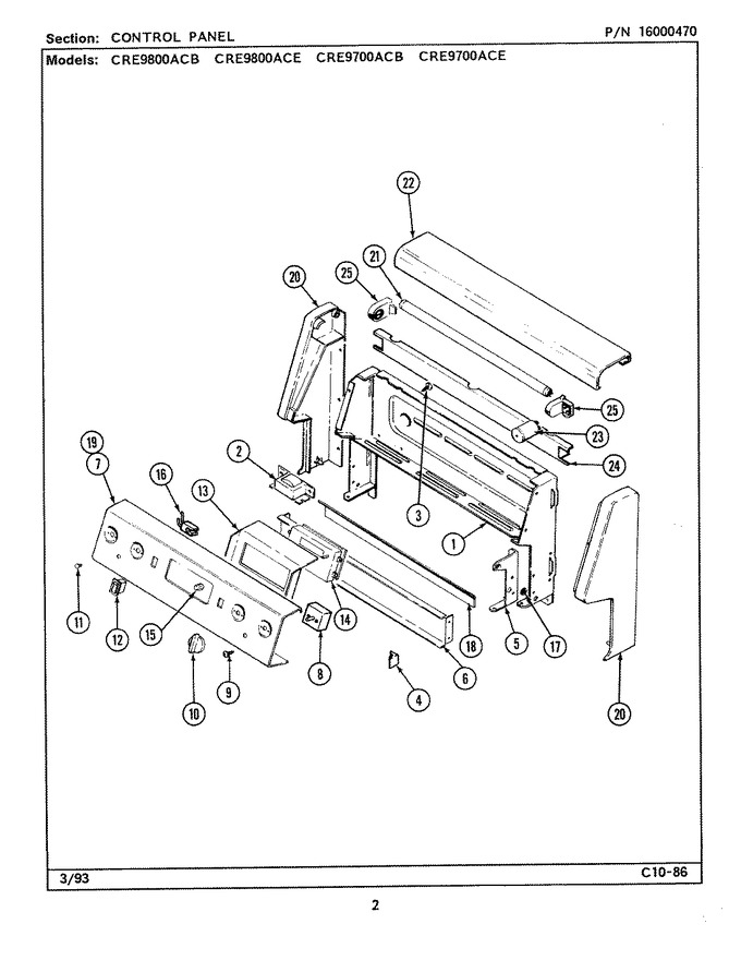 Diagram for CRE9700ACE