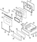 Diagram for 03 - Door/drawer (crg7500aax)