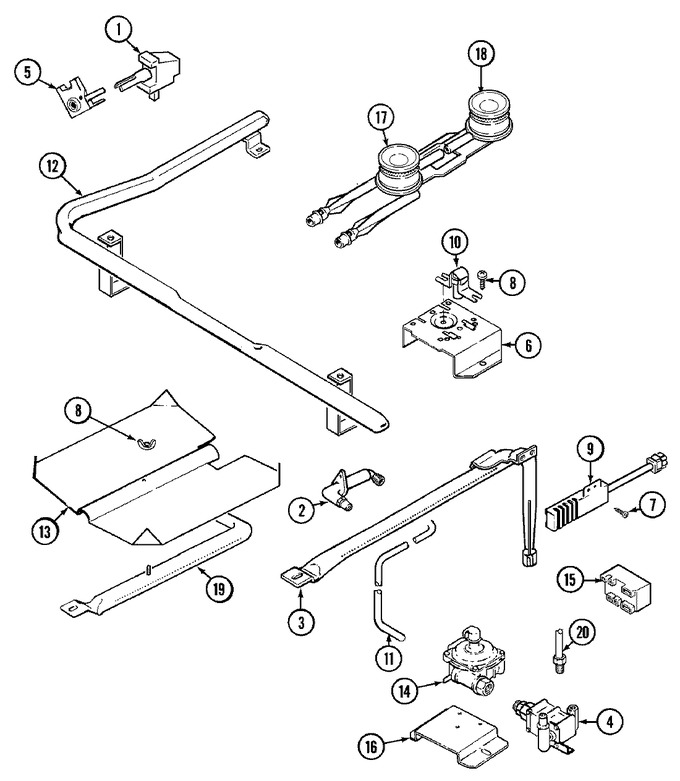 Diagram for CRG9600AAW