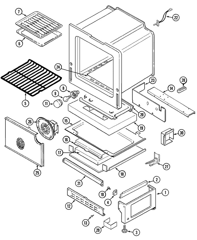 Diagram for CRG9830CAM