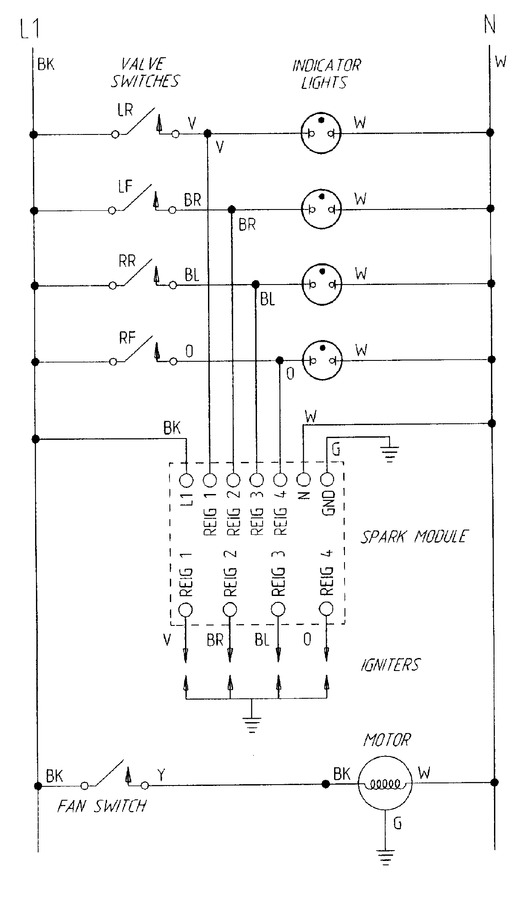 Diagram for CVG2420W