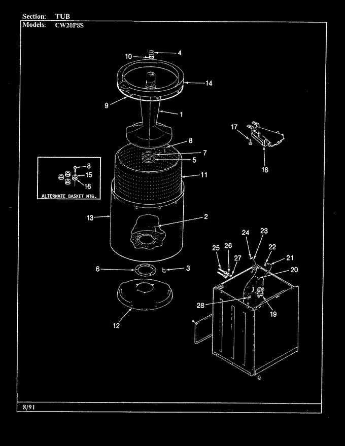 Diagram for CW20P8AS