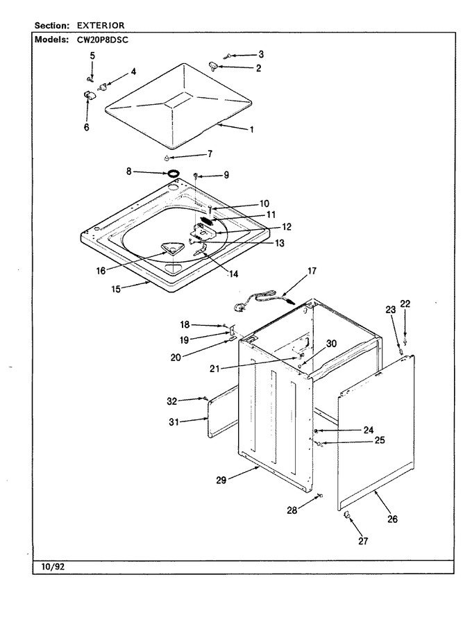 Diagram for CW20P8DSC