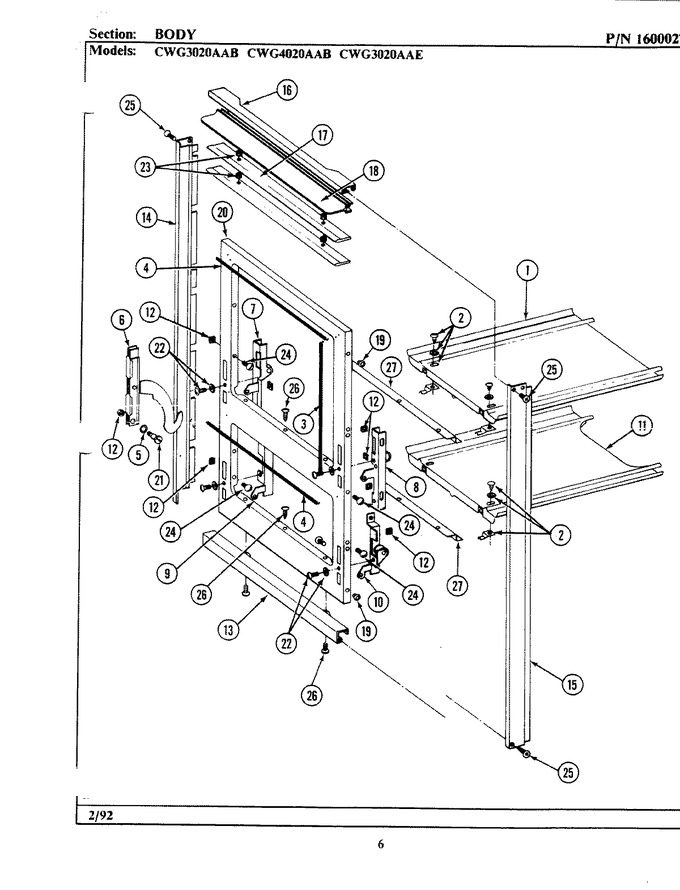 Diagram for CWG4020AAB