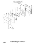 Diagram for 02 - Oven Door Parts