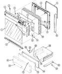 Diagram for 02 - Door/drawer (d3120srxlt)