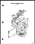 Diagram for 05 - Microwave Cabinet Section