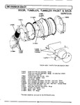 Diagram for 06 - Door, Tumbler, Tumbler Front & Back