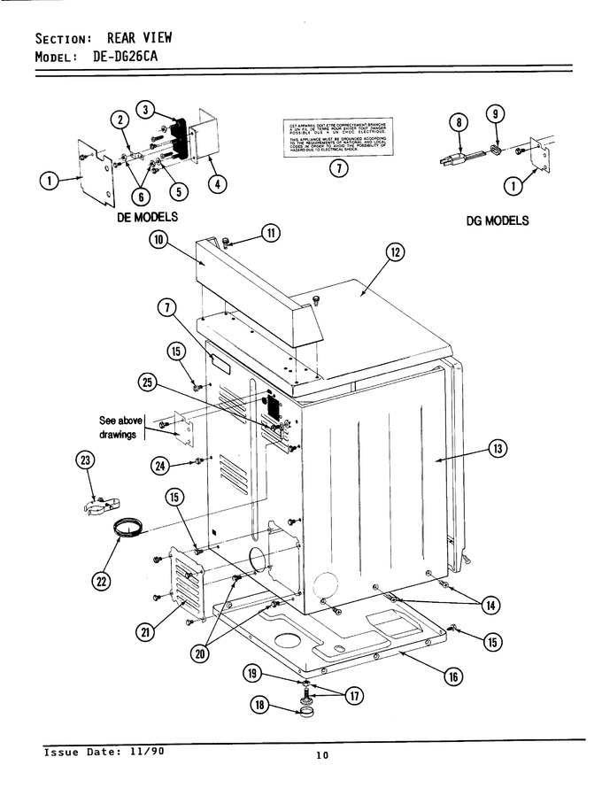 Diagram for DE26CA