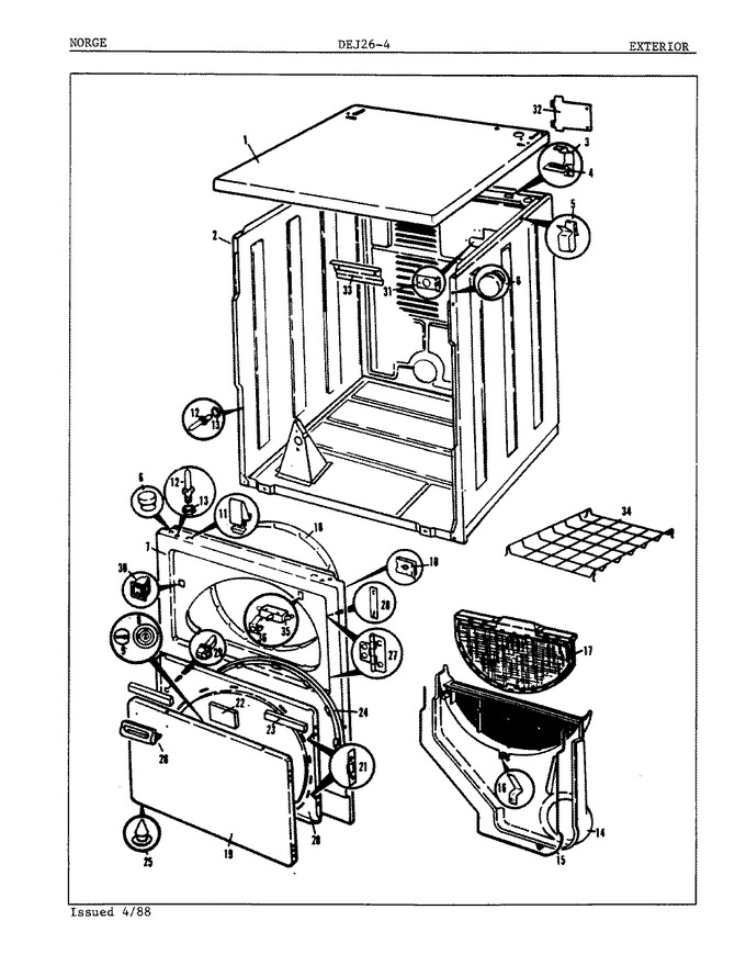 Diagram for DEJ264W