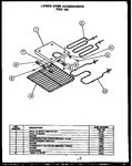 Diagram for 05 - Lower Oven Accessories Fdo 180