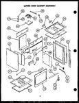 Diagram for 04 - Lower Oven Cabinet Assy