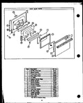 Diagram for 05 - Oven Door Parts
