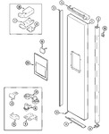 Diagram for 06 - Freezer Outer Door (jcd2389dtb/w)