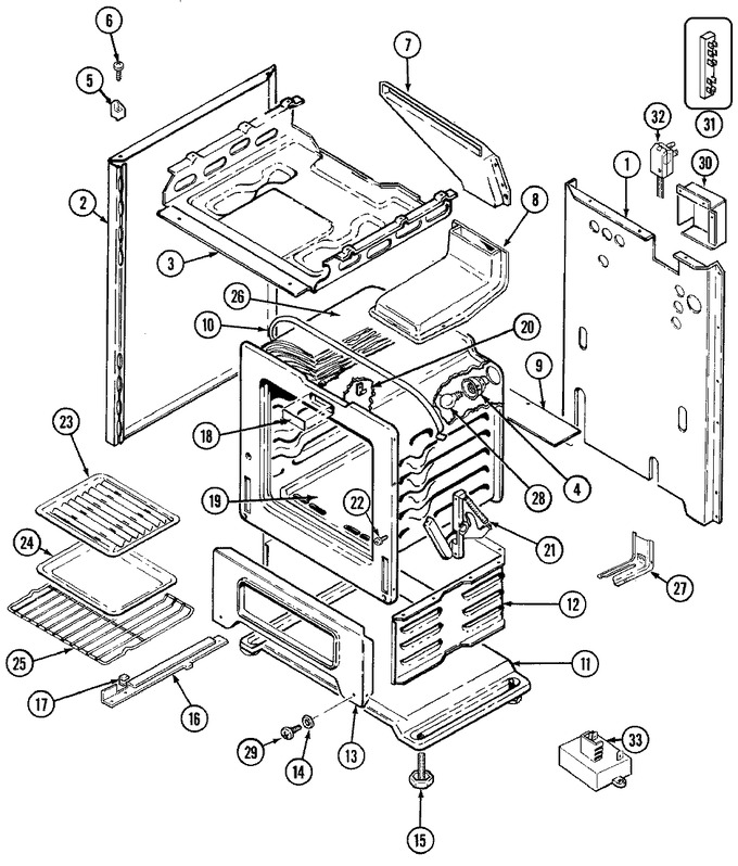 Diagram for GC3277WUWM