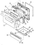 Diagram for 03 - Door/drawer (``w`` Models)