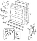 Diagram for 04 - Fresh Food Door