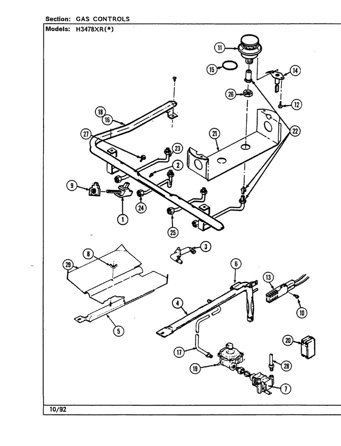 Diagram for H3478XRW