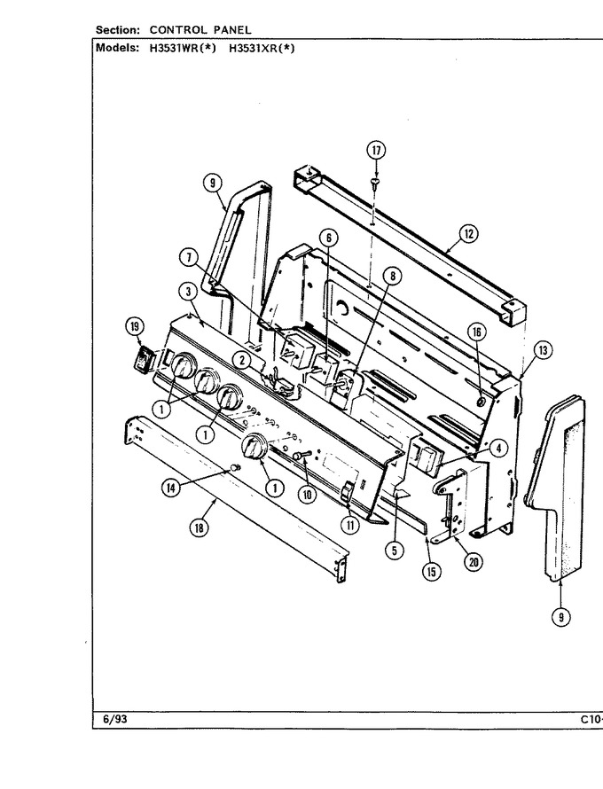 Diagram for H3531XRW