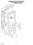 Diagram for 02 - Refrigerator Liner Parts