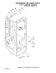 Diagram for 02 - Refrigerator Liner Parts