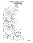 Diagram for 03 - Refrigerator Shelf Parts