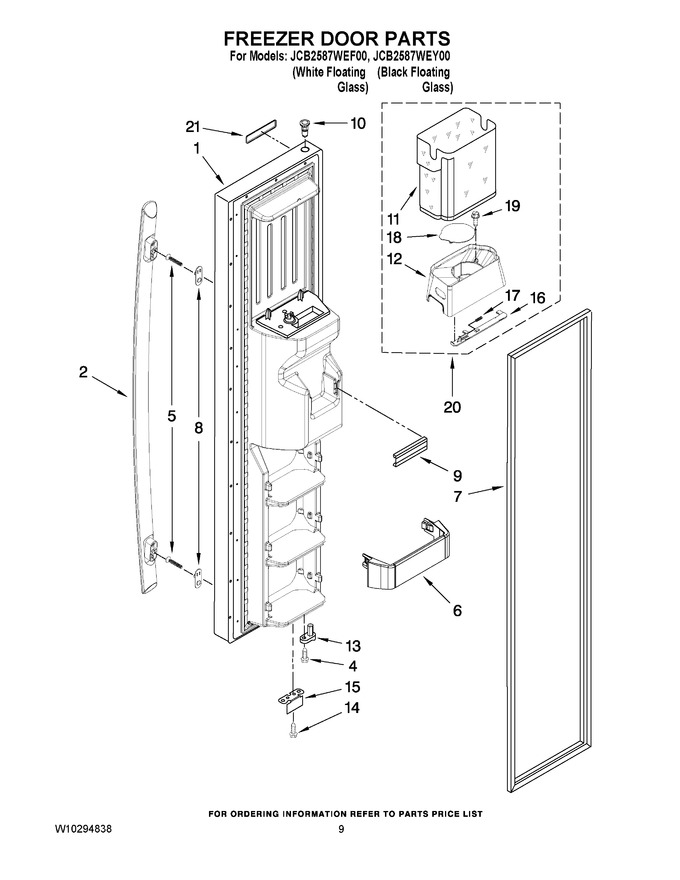 Diagram for JCB2587WEF00