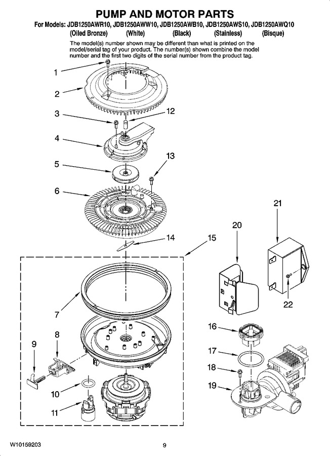 Diagram for JDB1250AWW10