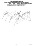 Diagram for 02 - Control Panel Parts