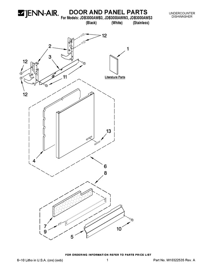 Diagram for JDB3000AWB3