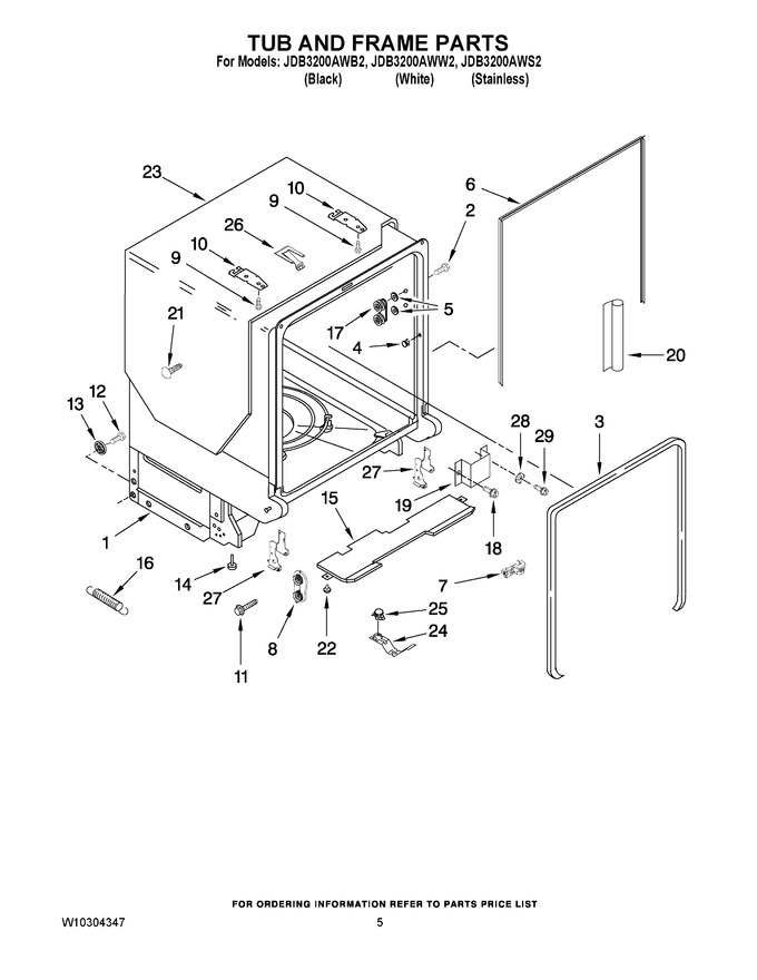 Diagram for JDB3200AWB2