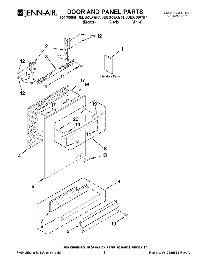 Diagram for JDB3650AWR1