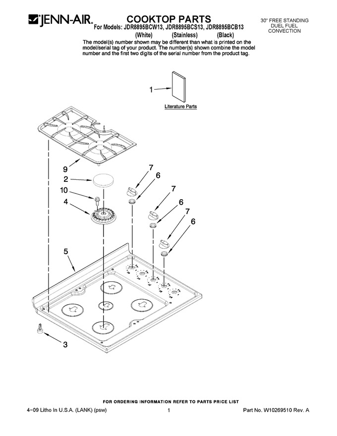 Diagram for JDR8895BCW13