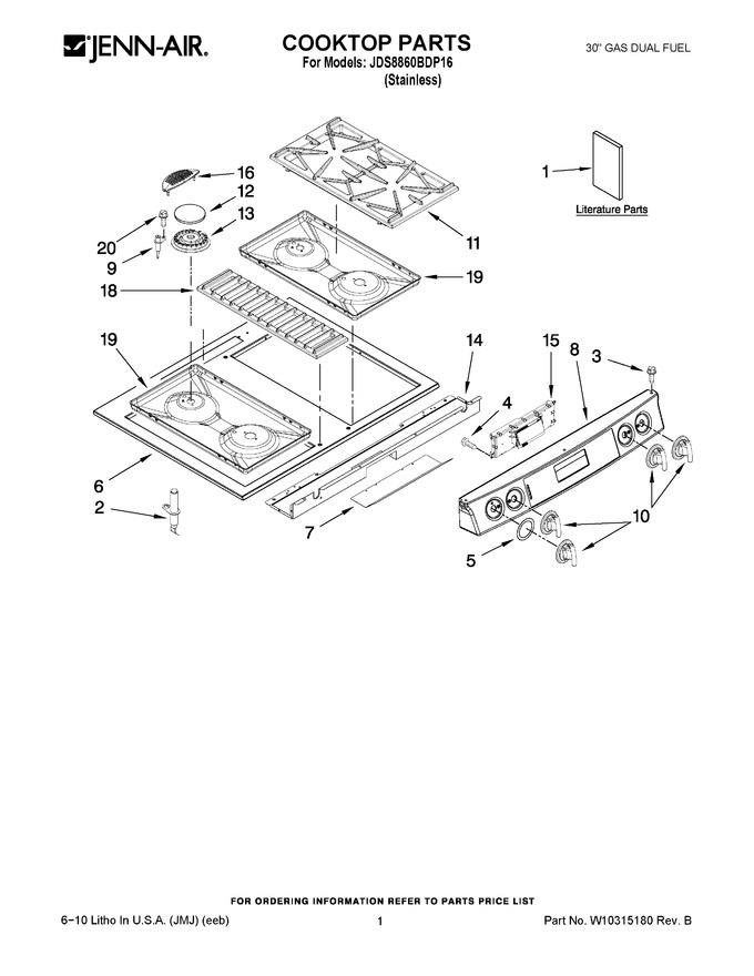 Diagram for JDS8860BDP16