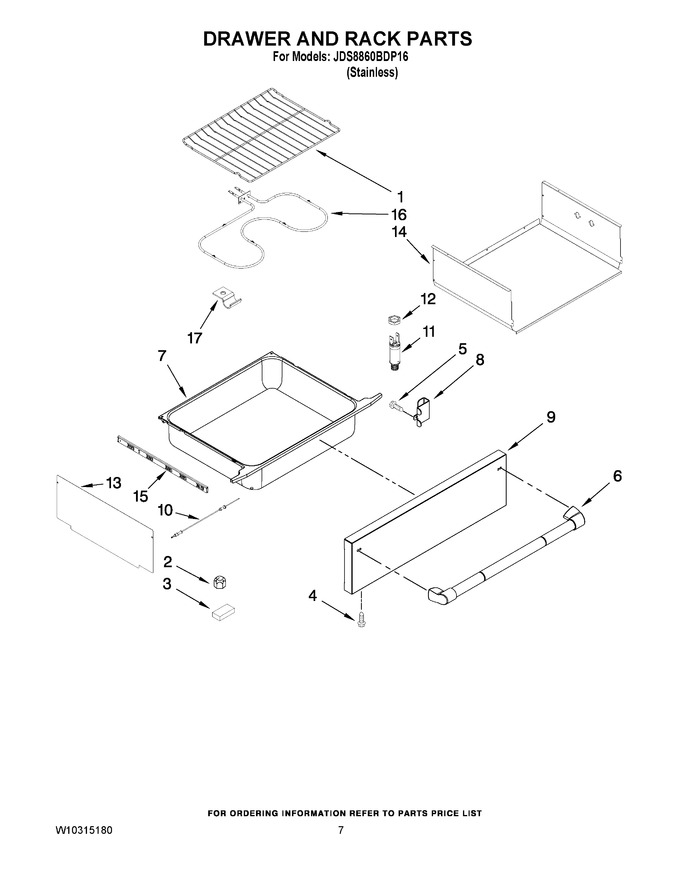 Diagram for JDS8860BDP16