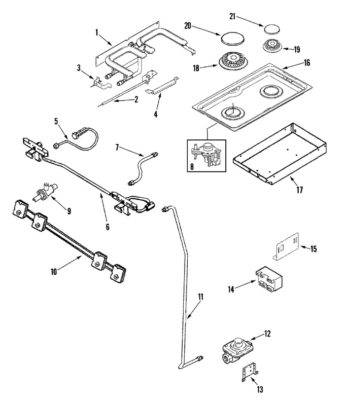 Diagram for JDS9860BDB