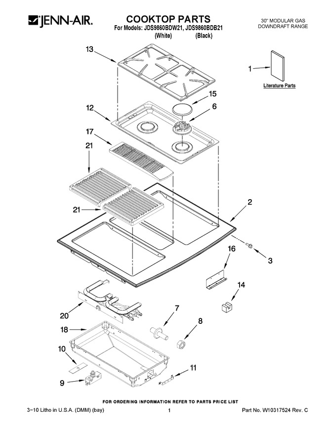 Diagram for JDS9860BDB21