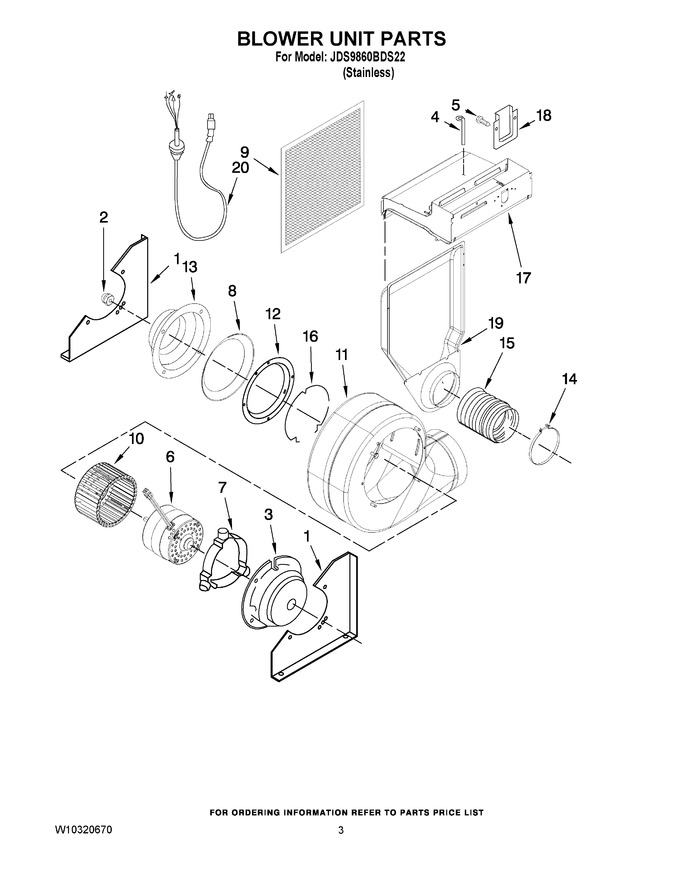 Diagram for JDS9860BDS22