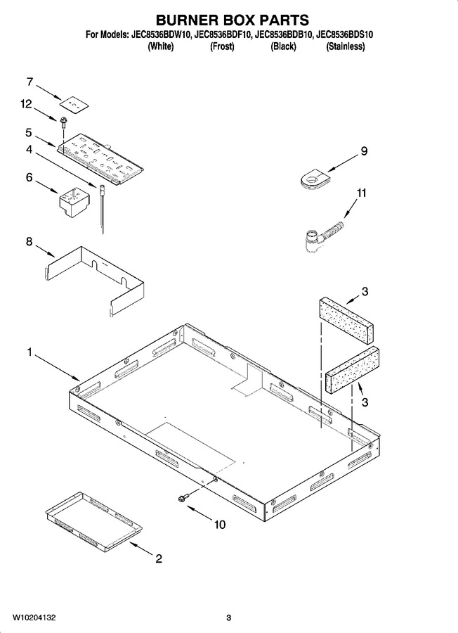 Diagram for JEC8536BDF10