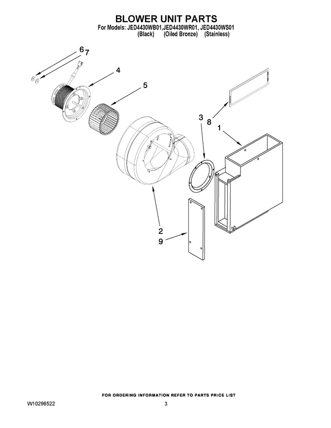 Diagram for JED4430WR01