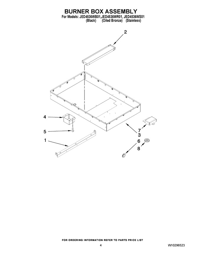 Diagram for JED4536WB01