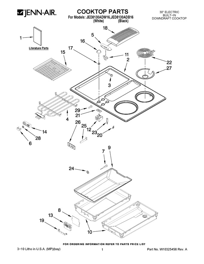 Diagram for JED8130ADW16