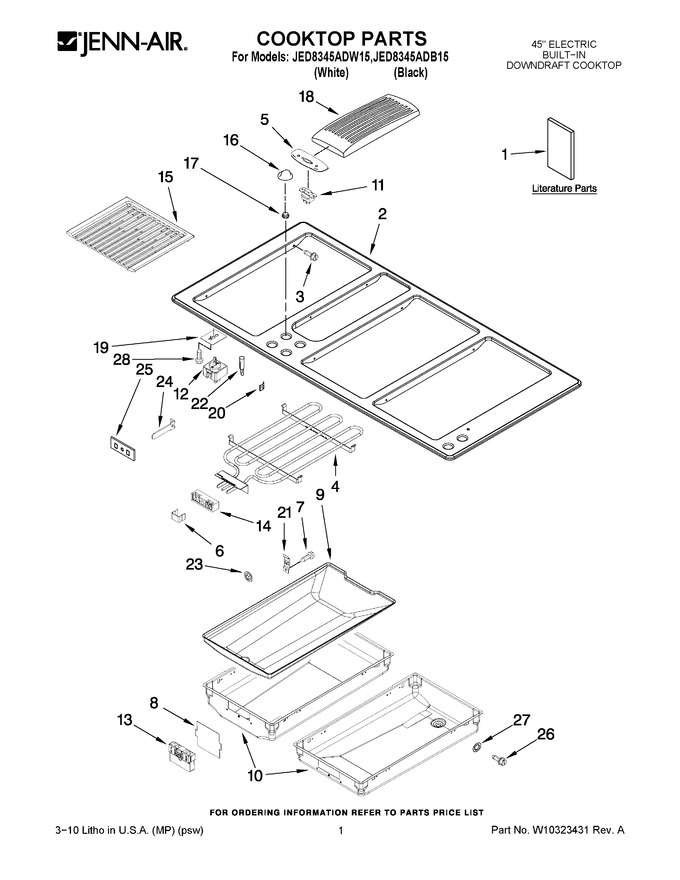 Diagram for JED8345ADB15